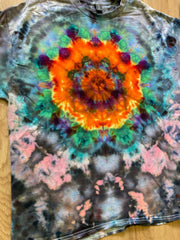 Xl Shirt | Mandala Tie Dye Shirt | Psychedelic T Shirt | Galaxy Ice Dye Shirt | Festival Shirt | Mandala Psytrance Shirt | Geode Tie Dye