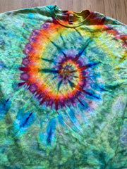 3XL Shirt | Spiral Tie Dye Shirt | Psychedelic T Shirt | Galaxy Ice Dye Shirt | Festival Shirt | Mandala Psytrance Shirt | Geode Tie Dye