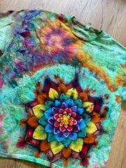 3XL Shirt | Special Tie Dye Shirt | Psychedelic T Shirt | Galaxy Ice Dye Shirt | Festival Shirt | Mandala Psytrance Shirt | Geode Tie Dye