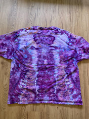 3XL Shirt | Lotus Tie Dye Shirt | Psychedelic T Shirt | Galaxy Ice Dye Shirt | Festival Shirt | Mandala Psytrance Shirt | Geode Tie Dye
