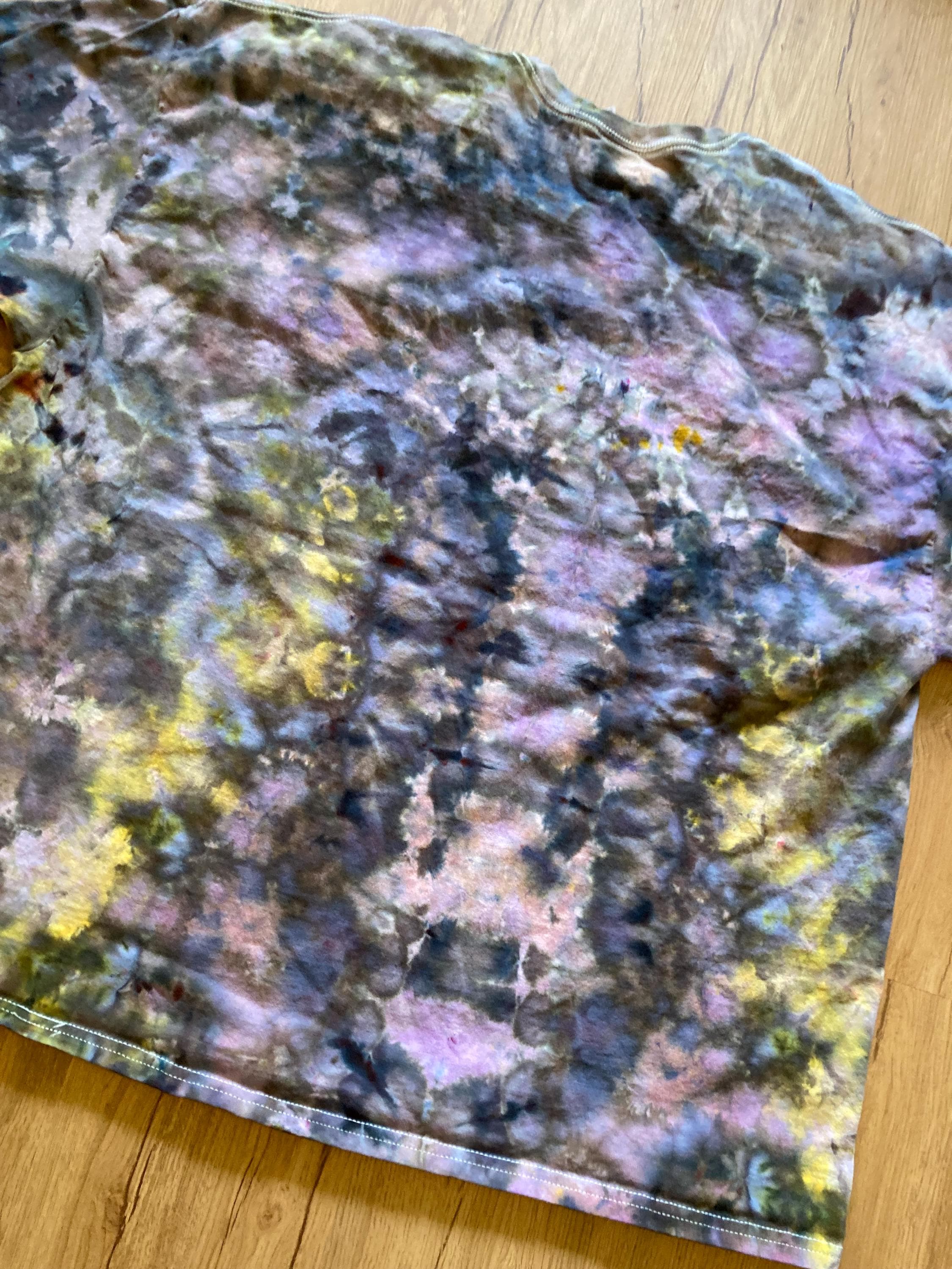3XL Shirt | Lotus Tie Dye Shirt | Psychedelic T Shirt | Galaxy Ice Dye Shirt | Festival Shirt | Mandala Psytrance Shirt | Geode Tie Dye