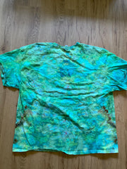 3XL Shirt | Lotus Tie Dye Shirt | Psychedelic T Shirt | Galaxy Ice Dye Shirt | Festival Shirt | Mandala Psytrance Shirt | Geode Tie Dye