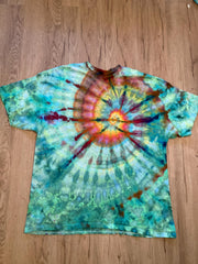 2Xl | Spiral Swirl Tie Dye Shirt | Psychedelic T Shirt | Galaxy Ice Dye Shirt | Festival Shirt | Mandala Psytrance Shirt | Geode Tie Dye