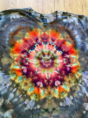 Large Shirt | Lotus Tie Dye Shirt | Psychedelic T Shirt | Galaxy Ice Dye Shirt | Festival Shirt | Mandala Psytrance Shirt | Geode Tie Dye