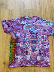 Large Shirt | Lotus Tie Dye Shirt | Psychedelic T Shirt | Galaxy Ice Dye Shirt | Festival Shirt | Mandala Psytrance Shirt | Geode Tie Dye