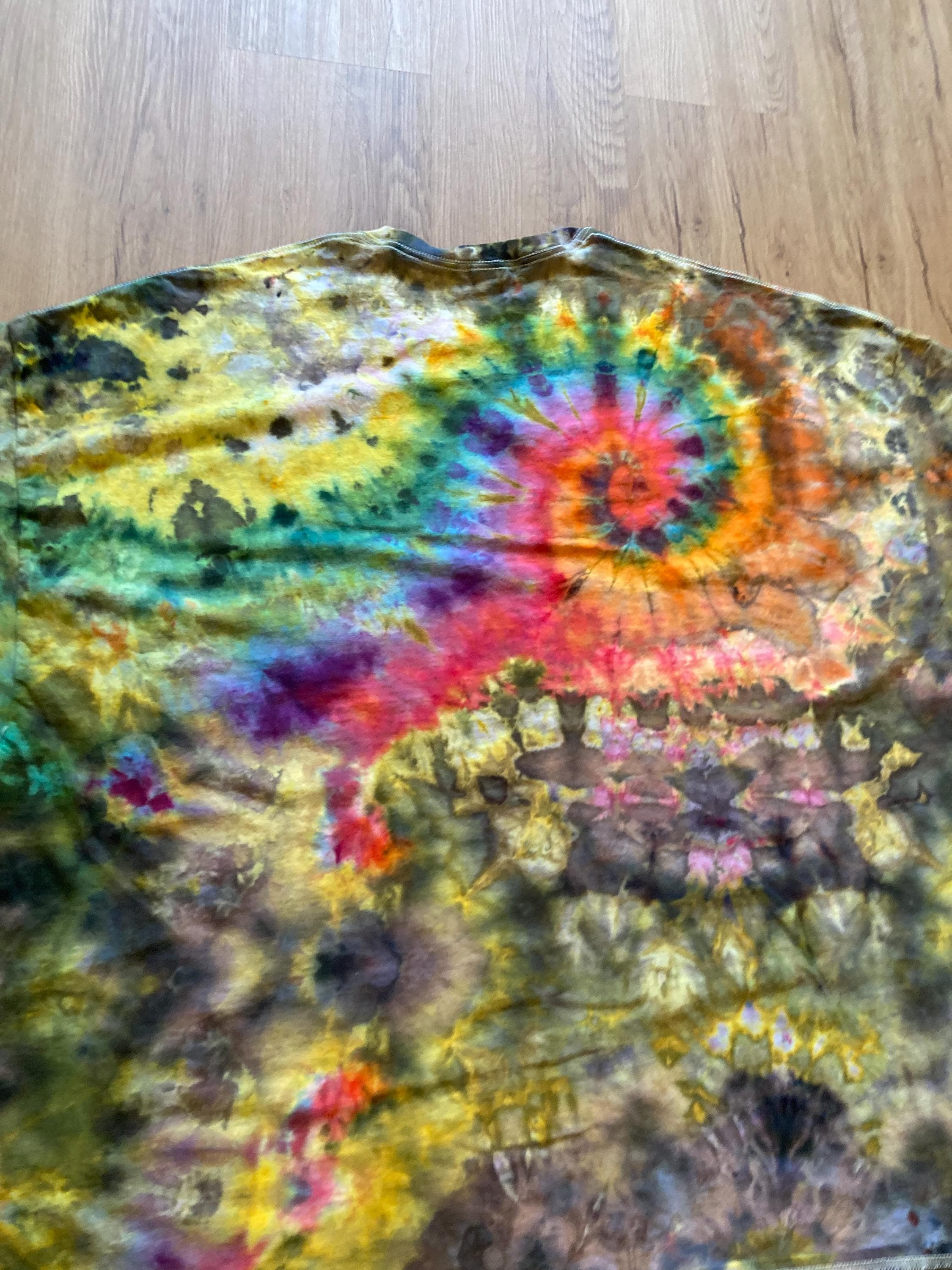 5XL Shirt | Special Tie Dye Shirt | Psychedelic T Shirt | Galaxy Ice Dye Shirt | Festival Shirt | Mandala Psytrance Shirt | Geode Tie Dye