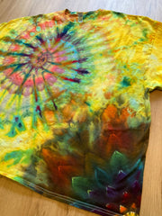 5XL Shirt | Special Tie Dye Shirt | Psychedelic T Shirt | Galaxy Ice Dye Shirt | Festival Shirt | Mandala Psytrance Shirt | Geode Tie Dye