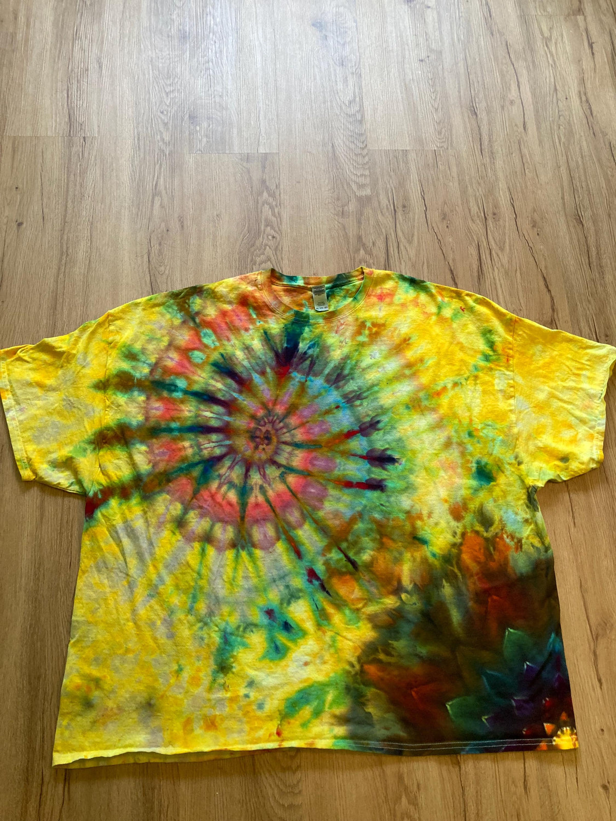 5XL Shirt | Special Tie Dye Shirt | Psychedelic T Shirt | Galaxy Ice Dye Shirt | Festival Shirt | Mandala Psytrance Shirt | Geode Tie Dye