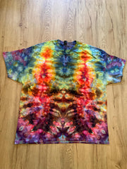 2Xl | fractal Tie Dye Shirt | Psychedelic T Shirt | Galaxy Ice Dye Shirt | Festival Shirt | Mandala Psytrance Shirt | Geode Tie Dye