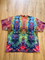 2Xl | fractal Tie Dye Shirt | Psychedelic T Shirt | Galaxy Ice Dye Shirt | Festival Shirt | Mandala Psytrance Shirt | Geode Tie Dye
