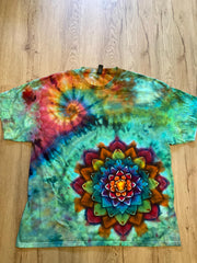 2Xl | Special Tie Dye Shirt | Psychedelic T Shirt | Galaxy Ice Dye Shirt | Festival Shirt | Mandala Psytrance Shirt | Geode Tie Dye