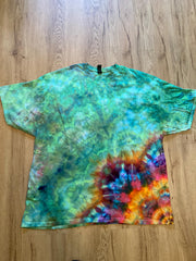 2Xl | Lotus Tie Dye Shirt | Psychedelic T Shirt | Galaxy Ice Dye Shirt | Festival Shirt | Mandala Psytrance Shirt | Geode Tie Dye