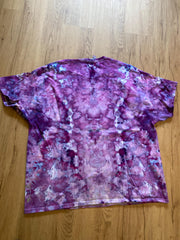 3XL Shirt | Lotus Tie Dye Shirt | Psychedelic T Shirt | Galaxy Ice Dye Shirt | Festival Shirt | Mandala Psytrance Shirt | Geode Tie Dye
