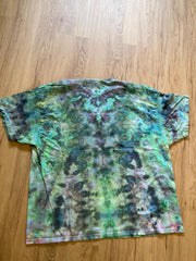 3XL Shirt | Lotus Tie Dye Shirt | Psychedelic T Shirt | Galaxy Ice Dye Shirt | Festival Shirt | Mandala Psytrance Shirt | Geode Tie Dye