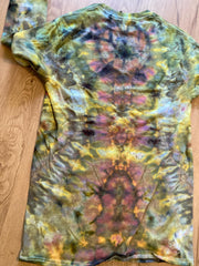 Small Shirt | Handmade Mandala Shirt | Trippy Tie Dye Tee | Lotus Flower Shirt | Oversized Tee | Psychedelic Shirt | Long Sleeve Yoga Tee