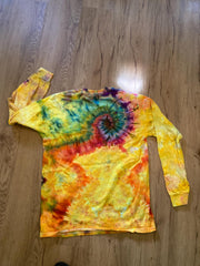 Medium Shirt | Handmade Special Mandala Shirt | Trippy Tie Dye | Lotus Flower Shirt | Oversized Tee | Psychedelic Shirt | Long Sleeve Tee