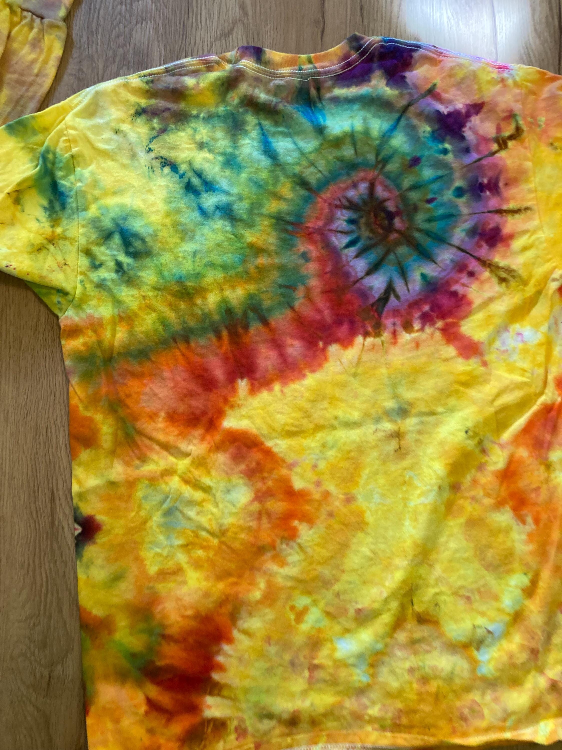 Medium Shirt | Handmade Special Mandala Shirt | Trippy Tie Dye | Lotus Flower Shirt | Oversized Tee | Psychedelic Shirt | Long Sleeve Tee