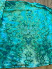 3XL Shirt | Handmade Mandala Shirt | Trippy Tie Dye Tee | Lotus Flower Shirt | Oversized Tee | Psychedelic Shirt | Long Sleeve Yoga Tee