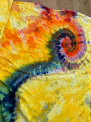 3XL Shirt | Handmade Special Mandala Shirt | Trippy Tie Dye | Lotus Flower Shirt | Oversized Tee | Psychedelic Shirt | Long Sleeve Yoga Tee