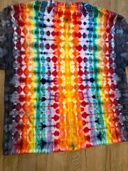 3XL Shirt | Handmade Fractal Shirt | Trippy Tie Dye Tee | Lotus Flower Shirt | Oversized Tee | Psychedelic Shirt | Long Sleeve Yoga Tee