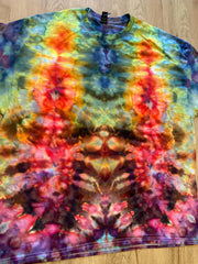 2Xl | fractal Tie Dye Shirt | Psychedelic T Shirt | Galaxy Ice Dye Shirt | Festival Shirt | Mandala Psytrance Shirt | Geode Tie Dye