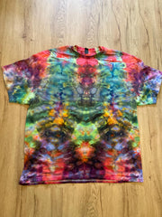 2Xl | fractal Tie Dye Shirt | Psychedelic T Shirt | Galaxy Ice Dye Shirt | Festival Shirt | Mandala Psytrance Shirt | Geode Tie Dye