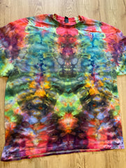 2Xl | fractal Tie Dye Shirt | Psychedelic T Shirt | Galaxy Ice Dye Shirt | Festival Shirt | Mandala Psytrance Shirt | Geode Tie Dye