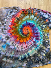 2Xl | Spiral Swirl Tie Dye Shirt | Psychedelic T Shirt | Galaxy Ice Dye Shirt | Festival Shirt | Mandala Psytrance Shirt | Geode Tie Dye