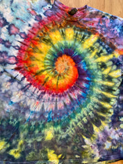 2Xl | Spiral Swirl Tie Dye Shirt | Psychedelic T Shirt | Galaxy Ice Dye Shirt | Festival Shirt | Mandala Psytrance Shirt | Geode Tie Dye
