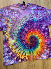 2Xl | Spiral Swirl Tie Dye Shirt | Psychedelic T Shirt | Galaxy Ice Dye Shirt | Festival Shirt | Mandala Psytrance Shirt | Geode Tie Dye