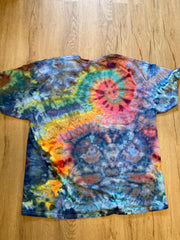 2Xl | Special Tie Dye Shirt | Psychedelic T Shirt | Galaxy Ice Dye Shirt | Festival Shirt | Mandala Psytrance Shirt | Geode Tie Dye
