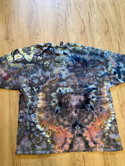 2Xl | Lotus Tie Dye Shirt | Psychedelic T Shirt | Galaxy Ice Dye Shirt | Festival Shirt | Mandala Psytrance Shirt | Geode Tie Dye